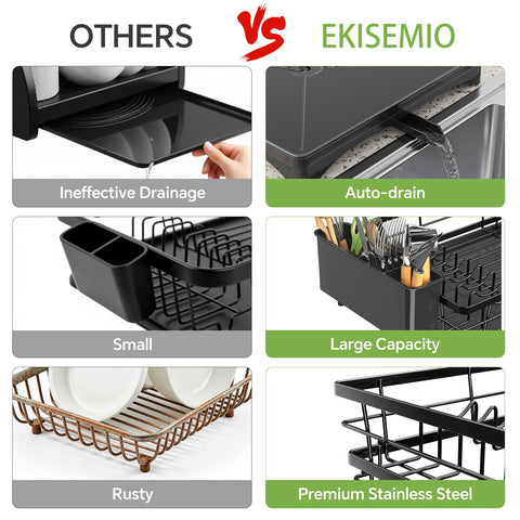 Ekisemio base de acero inoxidable duradera para uso diario.