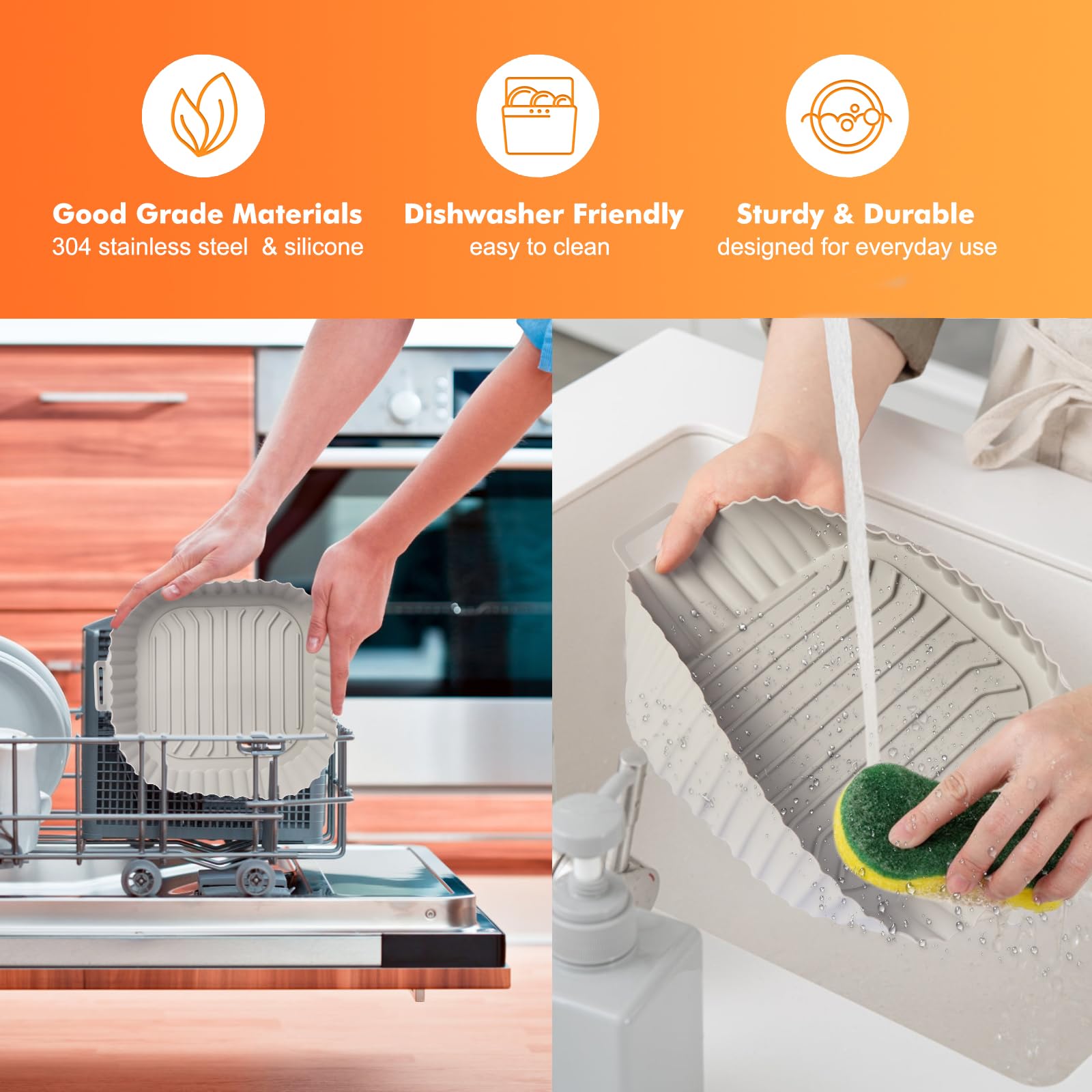 EKRHORBY: pinzas de cocina, control seguro de alimentos.