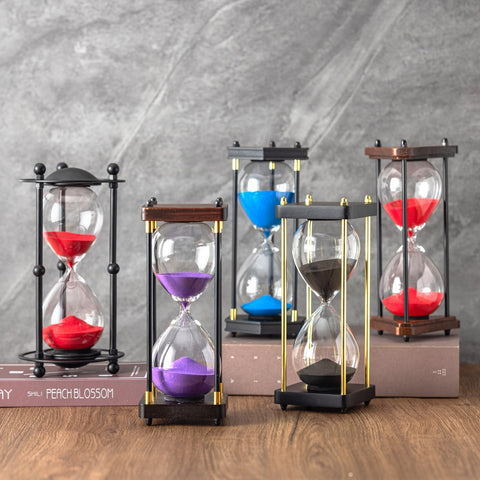ElaineStore reloj de arena, accesorio decorativo para regalos o espacios de trabajo.