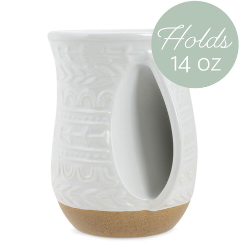 Elanze Designs: borde interior con Cup of Cozy para un toque divertido.