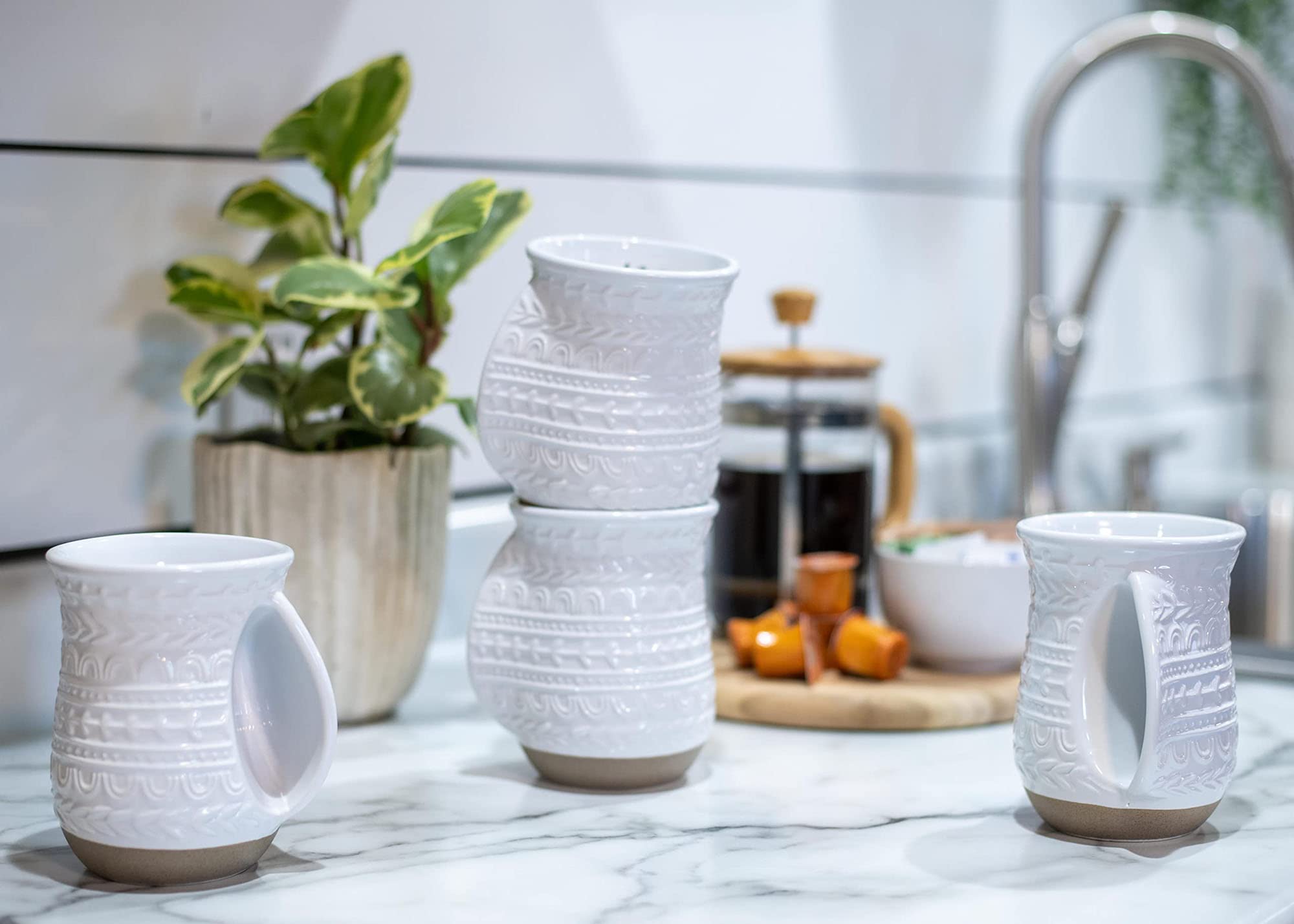 Elanze Designs: cerámica duradera apta para microondas y lavavajillas.