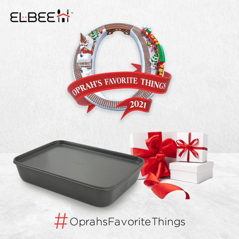 Elbee Home bandeja para asar profunda para horneados uniformes
