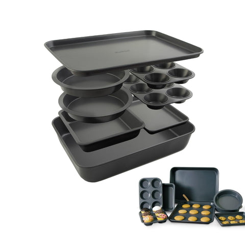 Elbee Home set de horneado 8 piezas compacto para hornear