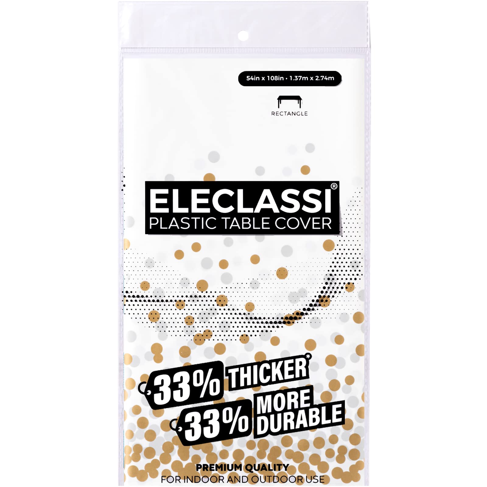 Mantel Eleclassi desechable, fácil de descartar y limpiar.