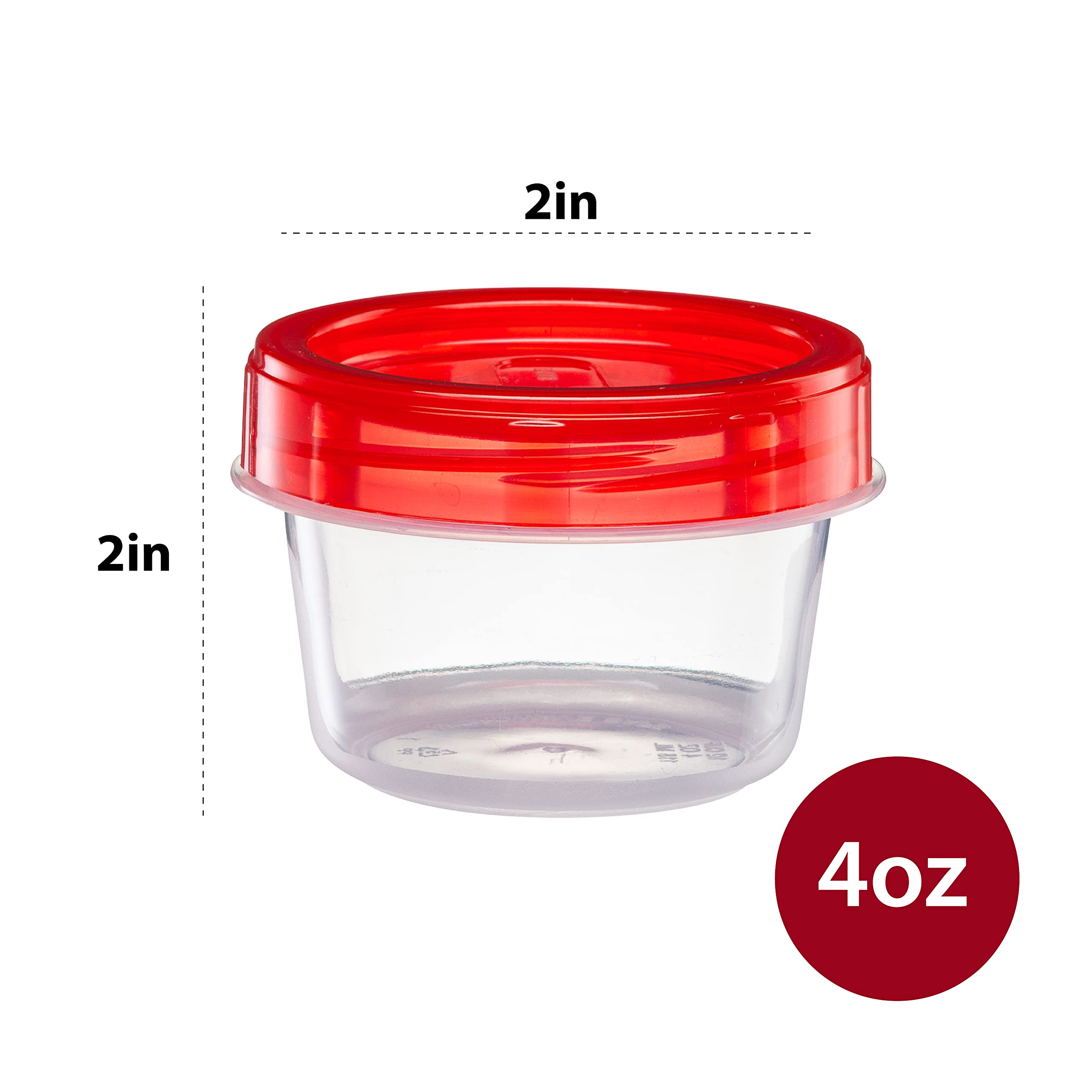 Congelador listo: Elegant Disposables 4 oz, mantiene porciones seguras en frío