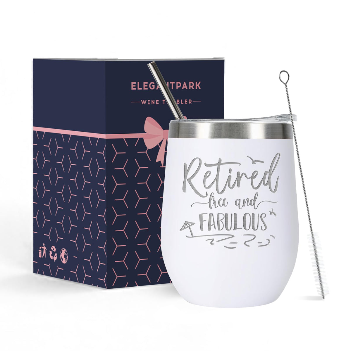 Vaso termico elegante de ELEGANTPARK, ideal para regalos de jubilación y celebraciones.