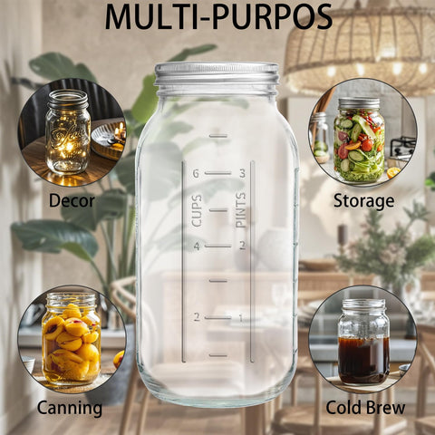 frascos eleganttime mason reutilizables y reciclables para almacenamiento