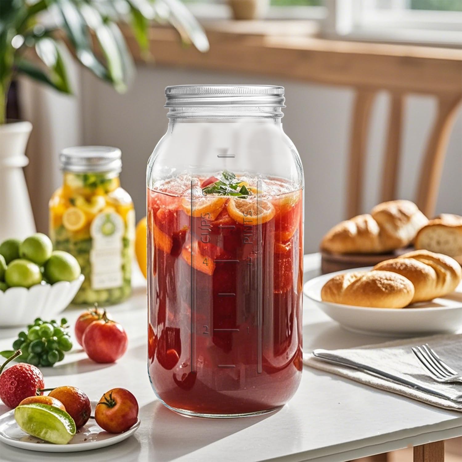 frascos eleganttime mason uso multiusos en canning y fermentación en casa