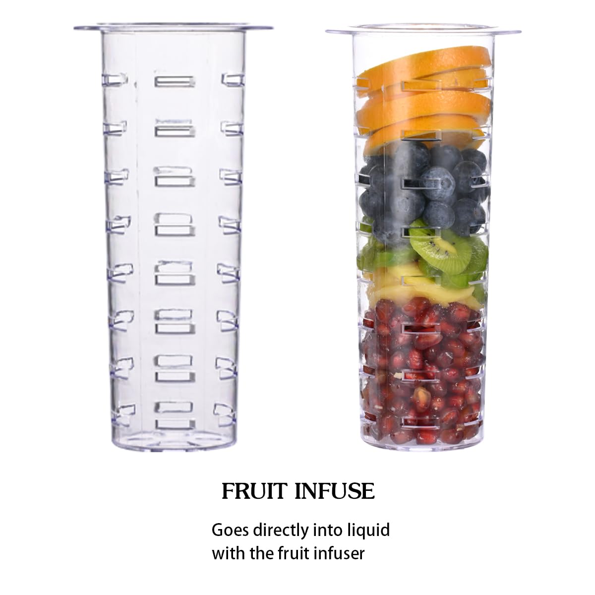 Infusor de frutas Eleganttime ideal para sangría o aguas saborizadas.