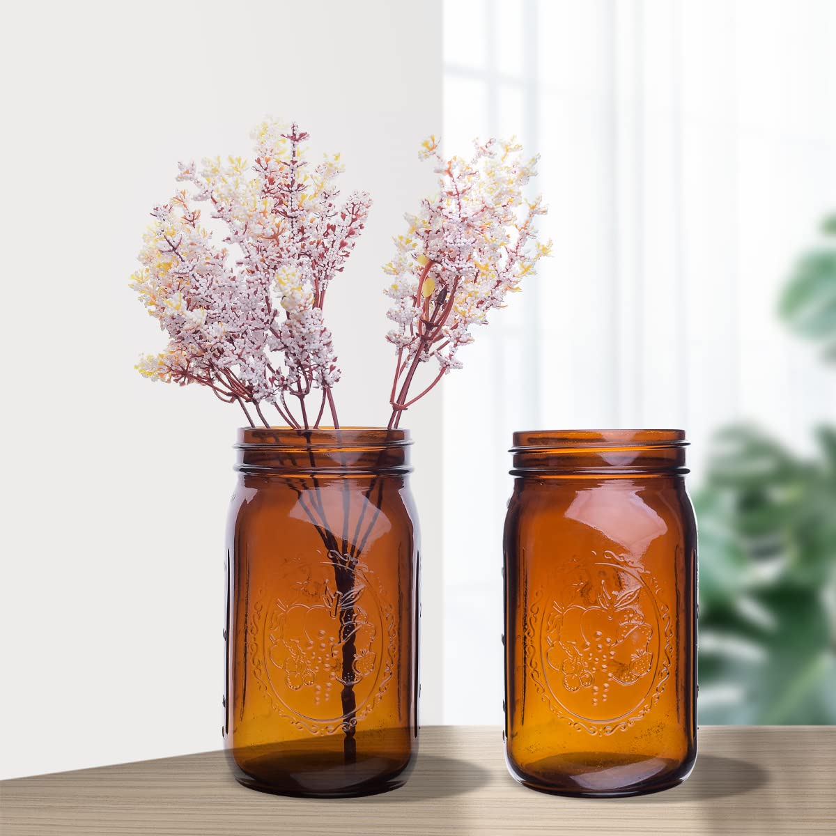 eleganttime uso para encurtidos y fermentos en tarros de 32 oz.