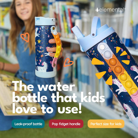 Libre de BPA, segura para uso diario en casa o escuela.