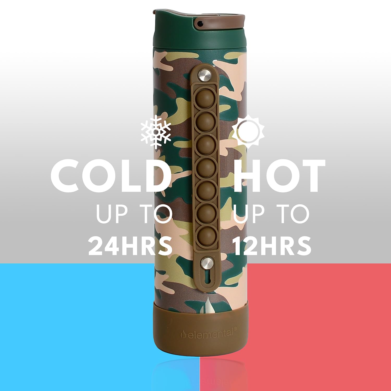 Variedad de colores verde camuflado disponibles para Elemental Iconic.