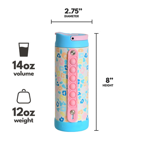 Capacidad de 14 oz de Elemental Iconic, ideal para hidratación continua.