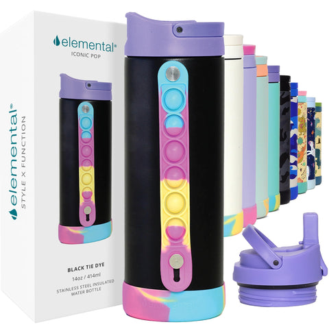 Elemental Iconic con asa Pop-It para niños, distracción táctil durante la jornada escolar.