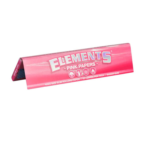 Conjunto de papeles rosados Elements tamaño grande en paquete, ideal para enrollar con rapidez.