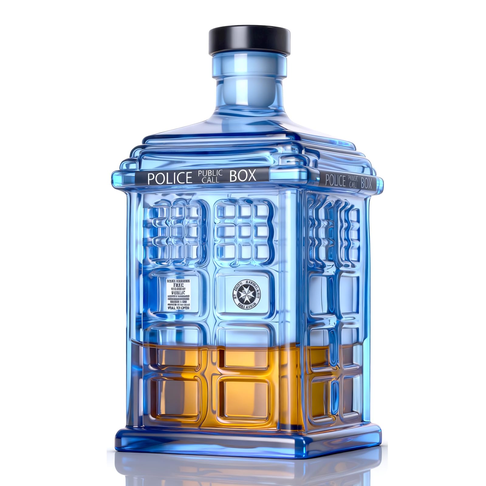 ELERGIFTS tardis whisky decanter: decantador elegante para disfrutar whisky