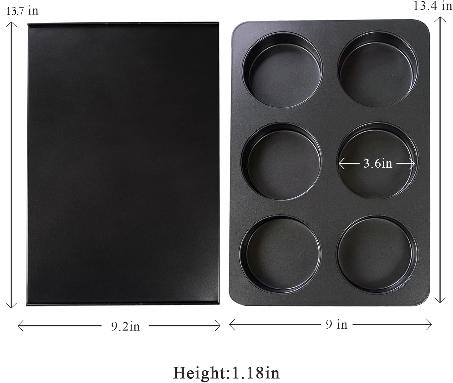 Elesinsoz tapa deslizante para molde muffin facilita horneado