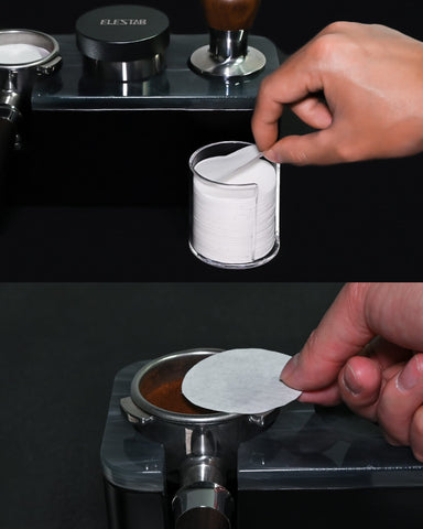 ELESTAB limpieza fácil de la placa de ducha tras usar el filtro desechable.