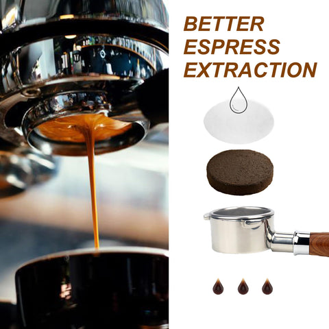 ELESTAB uso doble de filtro espresso para flujo superior e inferior.