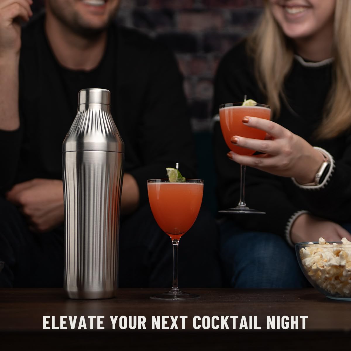 Elevated Craft Diamond Edition coctelera 28oz, fácil de usar y limpiar.
