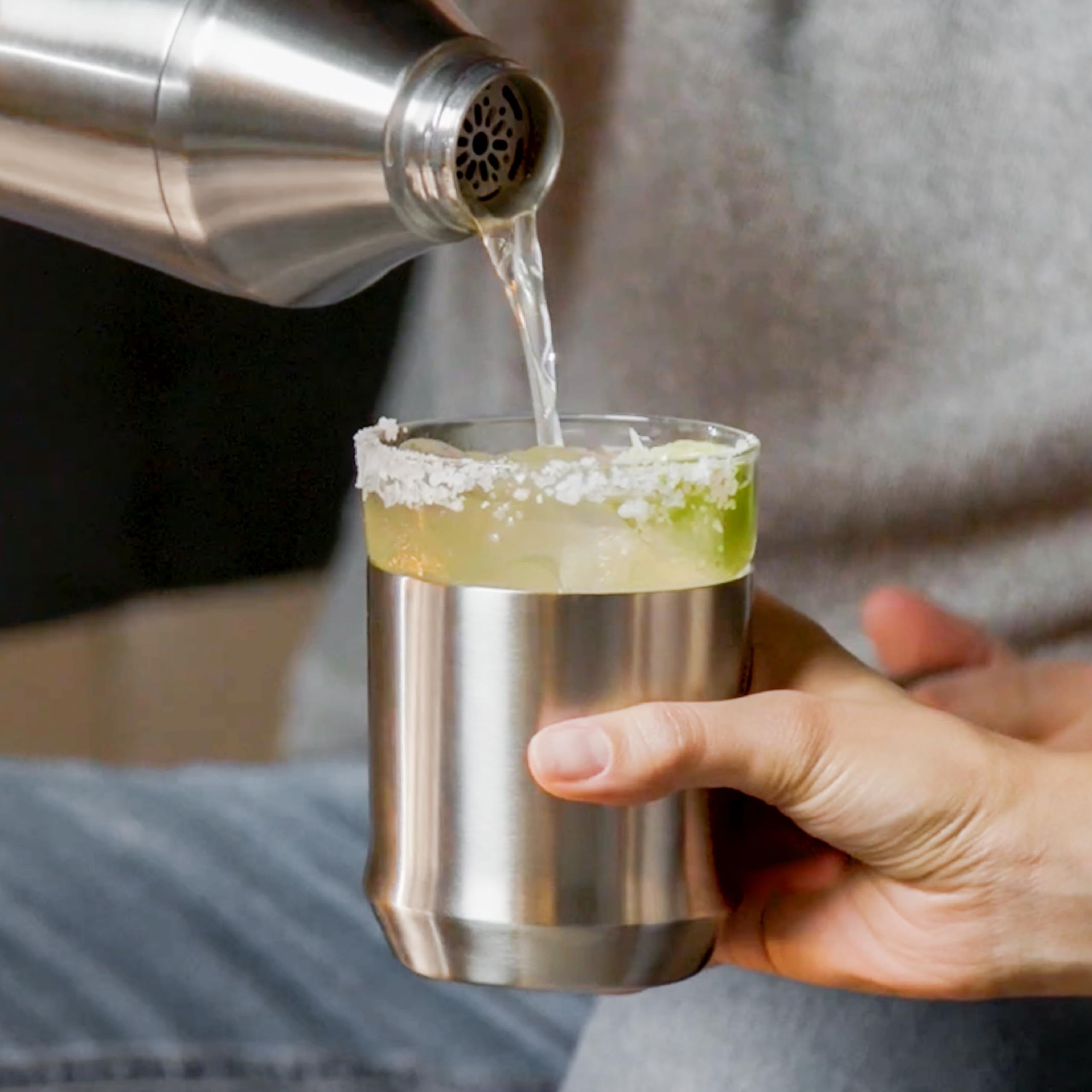 Capacidad de 12 oz del vaso Elevated Craft para porciones simples o dobles.