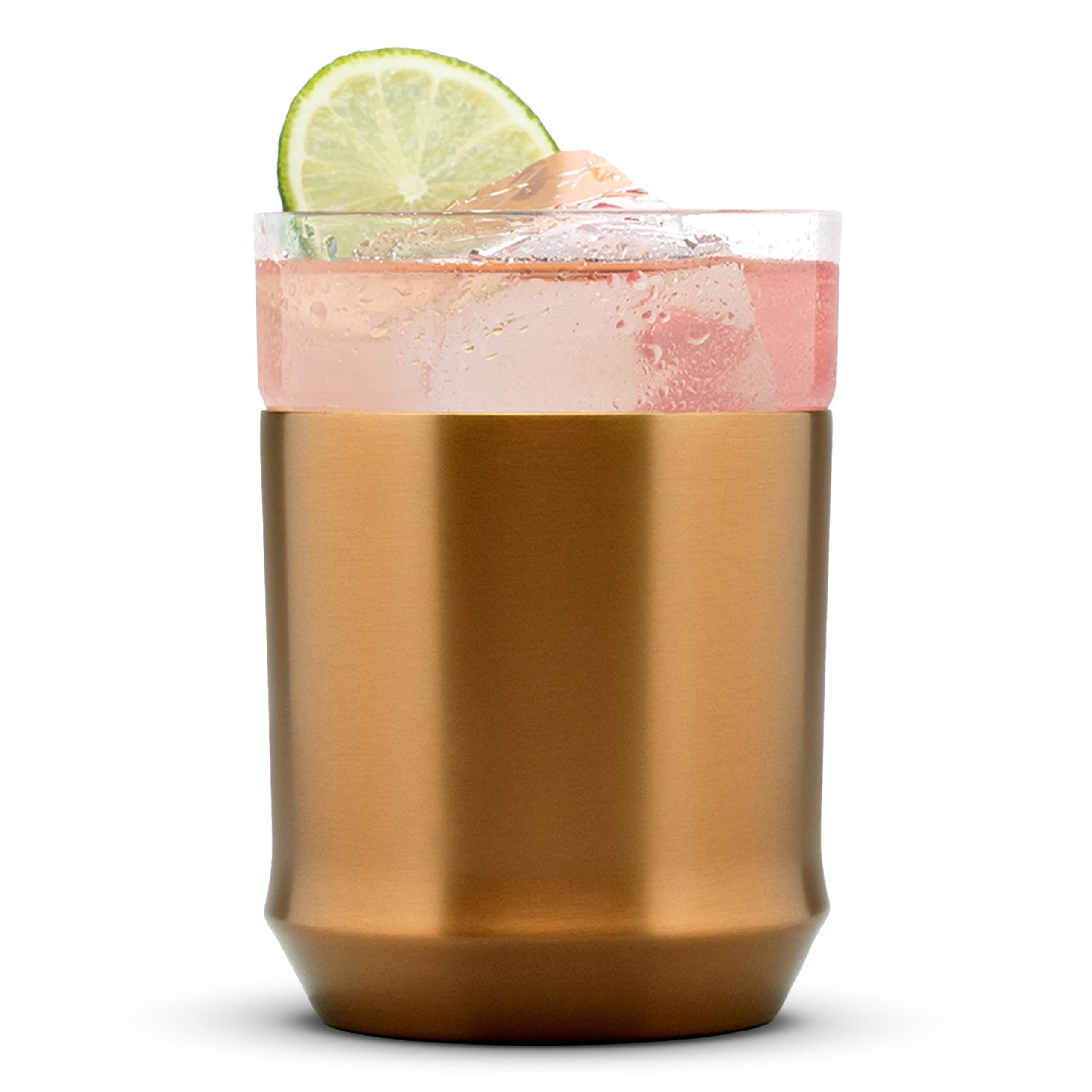 Elevated Craft Hybrid Cocktail Glass con inserto removible para sabor puro en cócteles.