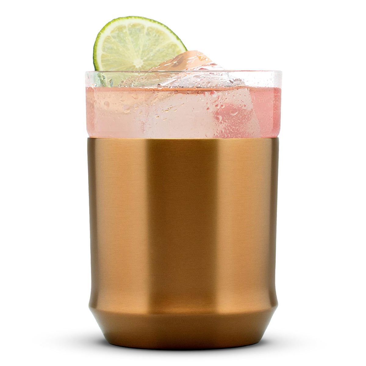 Elevated Craft Hybrid Cocktail Glass con inserto removible para sabor puro en cócteles.