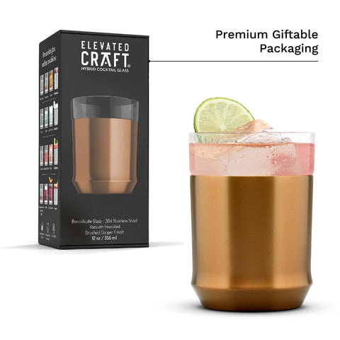 Elevated Craft Hybrid Cocktail Glass regalo premium para amantes de cócteles.
