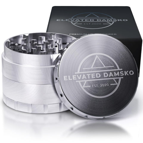 Elevated Damsko Molino de Hierbas y Especias en acero inoxidable, aspecto profesional.