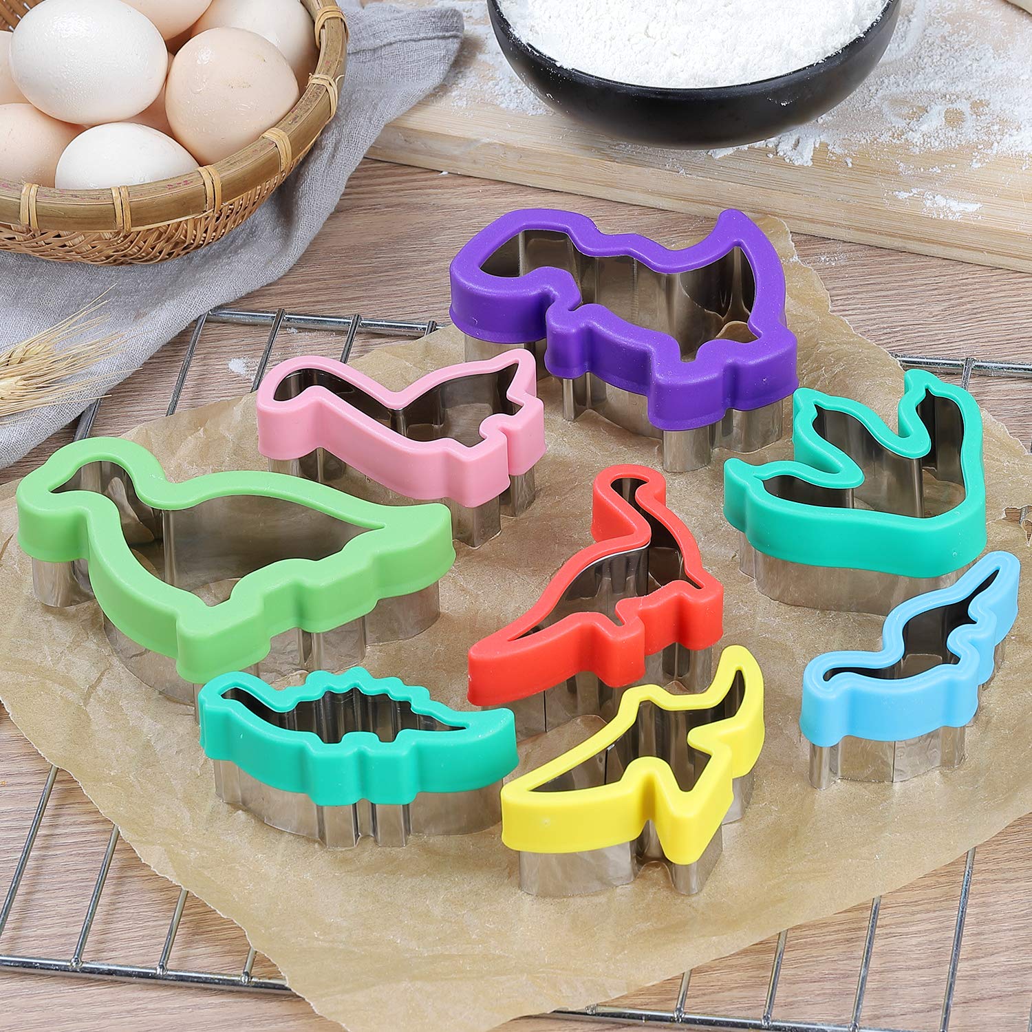 Elfkitwang cortadores-dinosaurio-set braquiosaurio-grande: ideales para sándwiches robustos