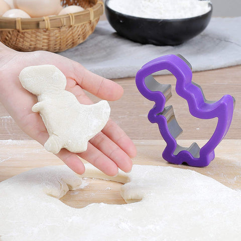 Elfkitwang cortadores-dinosaurio-set cortadores-galleta-dicavelosaurus: arte comestible para fiestas