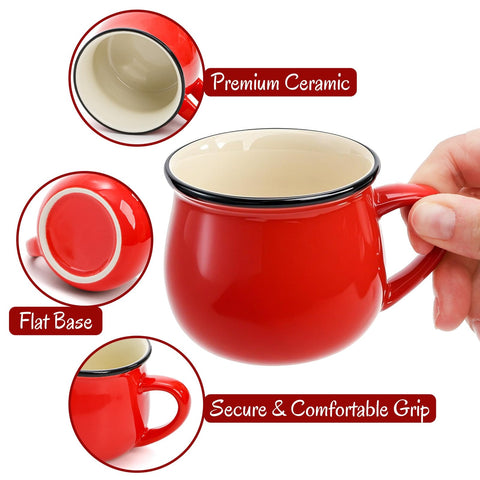 ELFULLY tazas demitasse con capacidad de 150 ml para espresso