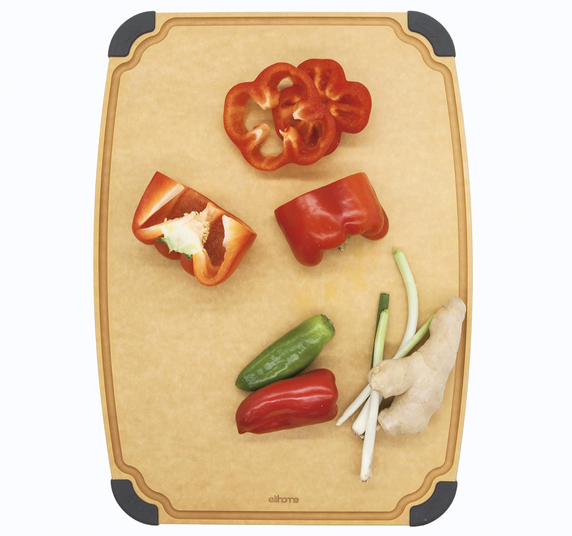 Tabla Elihome esencial para cocina, superficie robusta para cortar ingredientes.