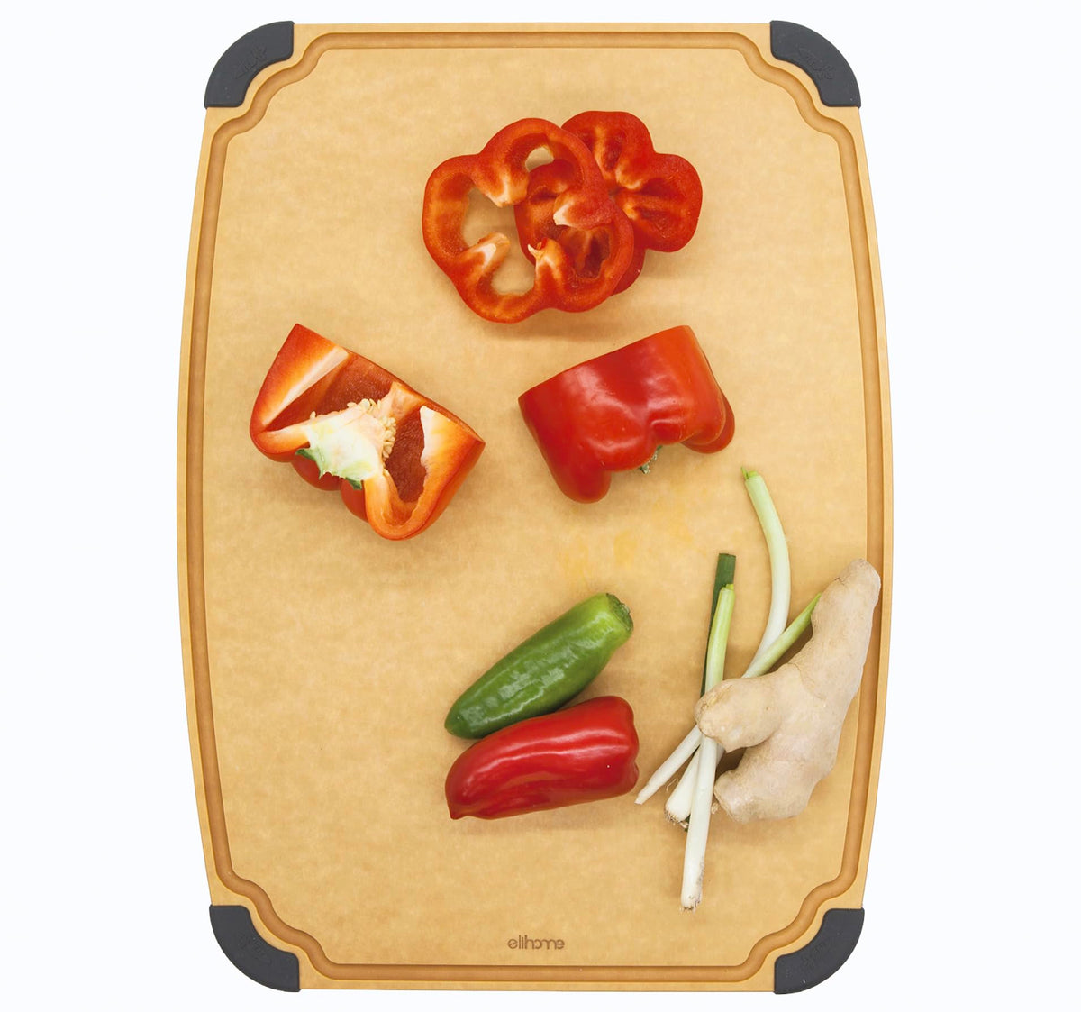 Tabla Elihome esencial para cocina, superficie robusta para cortar ingredientes.