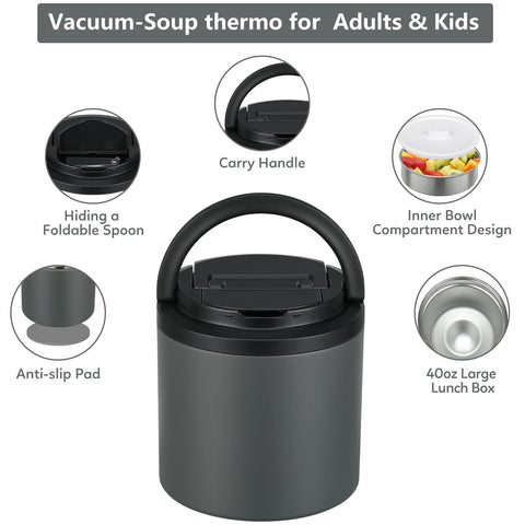 Elipark Thermo con aislamiento de doble pared para conservar la temperatura.