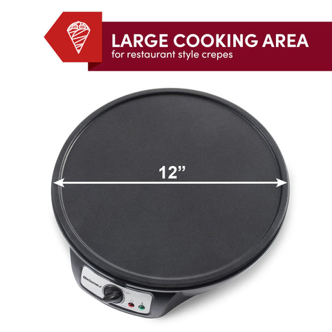 Elite Gourmet ECP-126, libro de recetas para inspirar crepes dulces o salados.