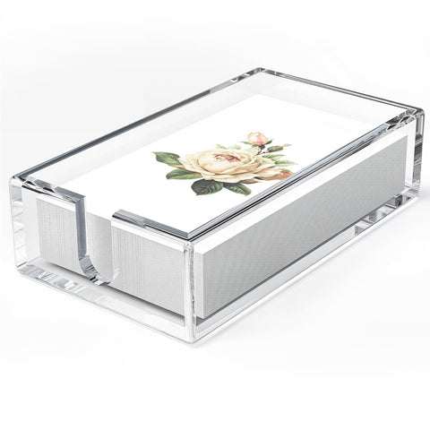EliteSign porta-servilletas acrilico bano: soporte estable para encimeras mojadas.