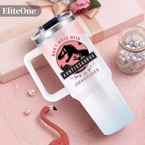 EliteOne tumbler mantiene bebidas frías hasta 9 horas y cálidas hasta 6.