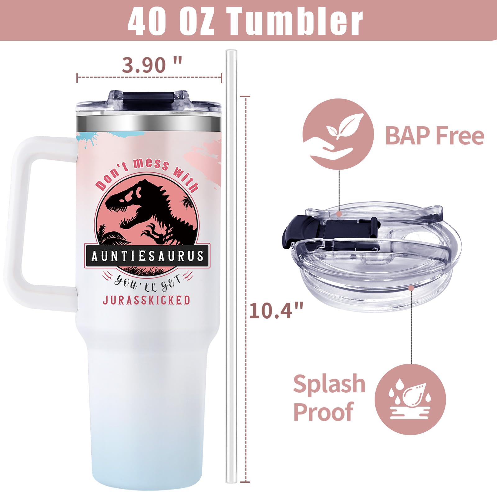 EliteOne tumbler regalo perfecto para tía, cumpleaños o Día de la Madre.