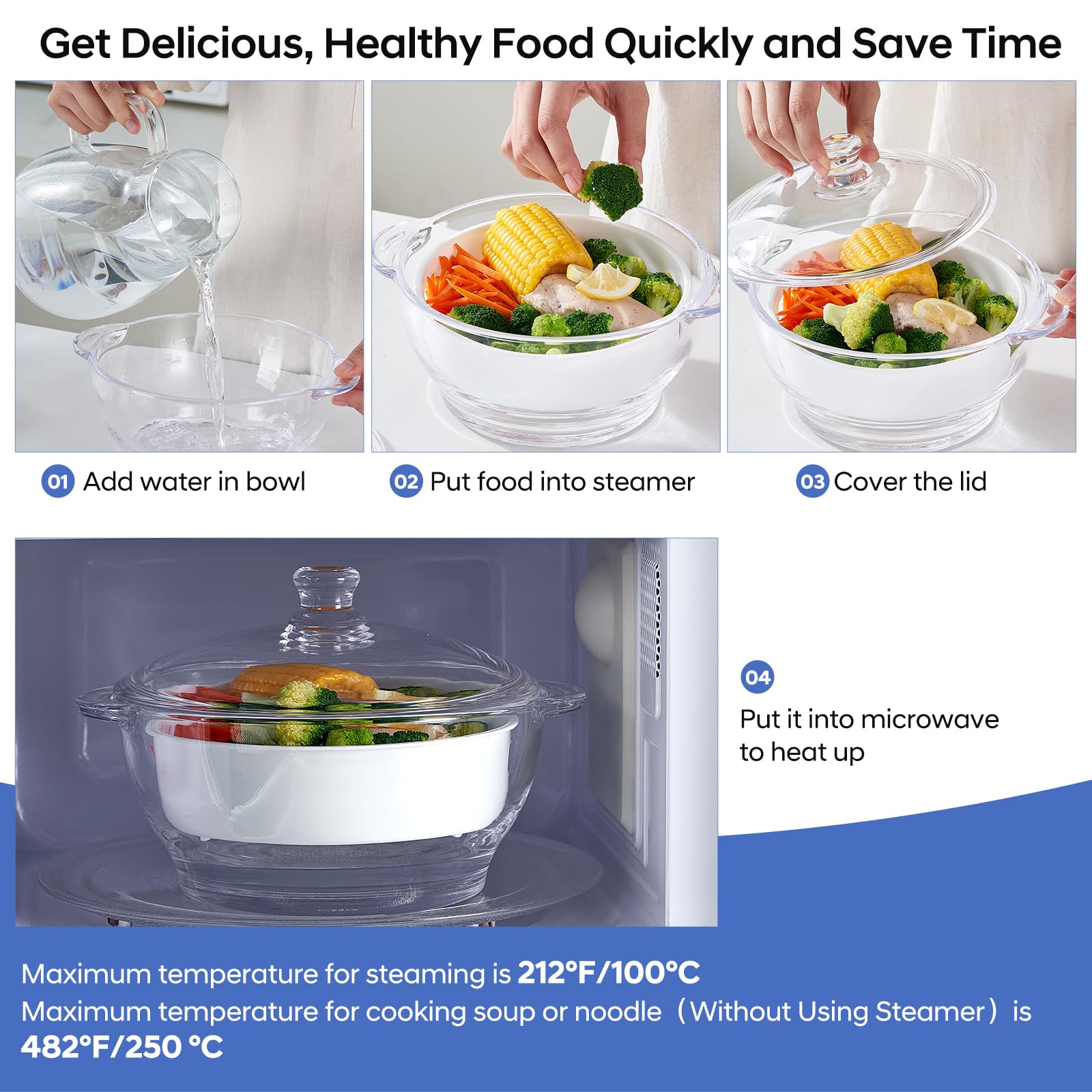 Diseño compacto EliteVibe para microondas, ahorro de espacio en cocina