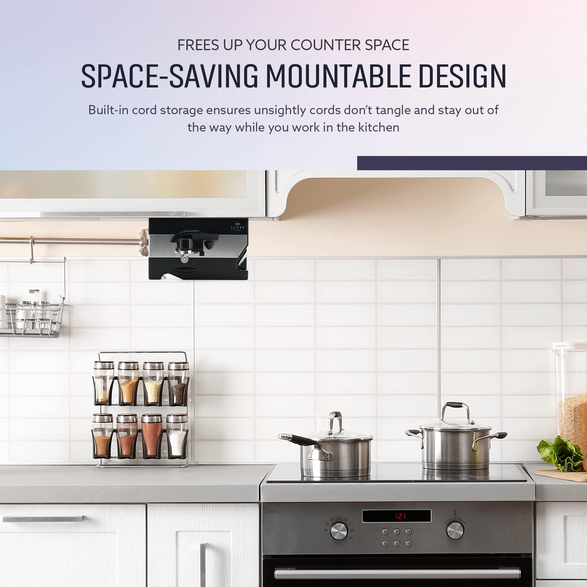 ELITRA HOME 3 en 1 diseño compacto ideal para cocinas pequeñas