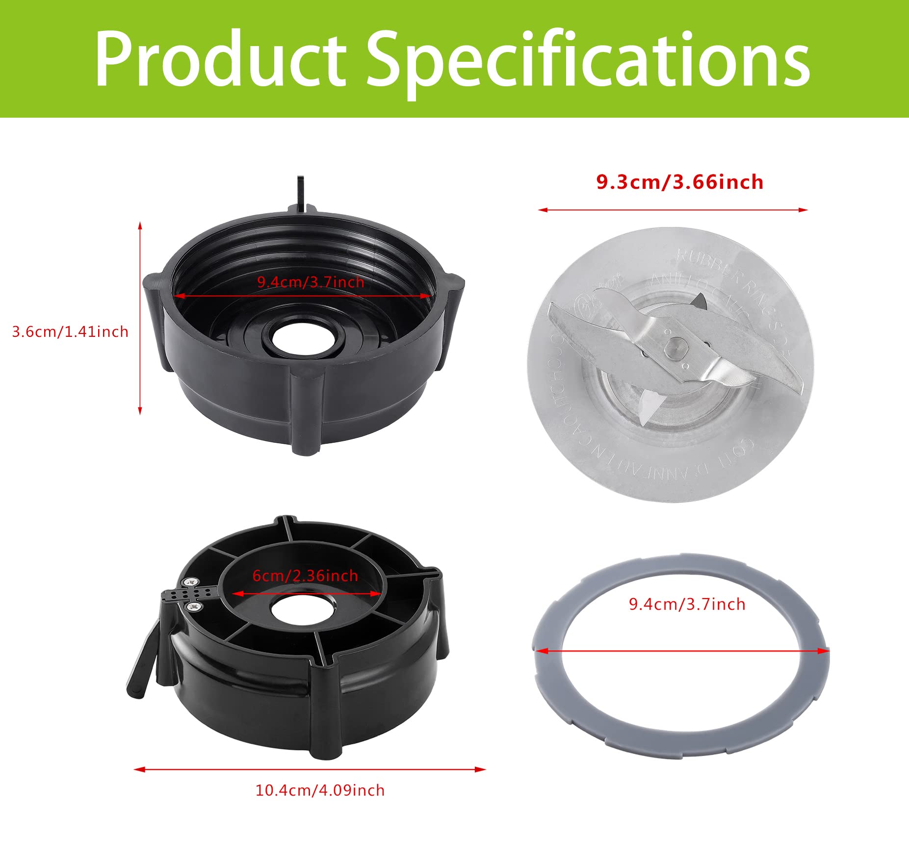 Base tarro de ELIUNG Pro 1200, soporte estable para batidos.