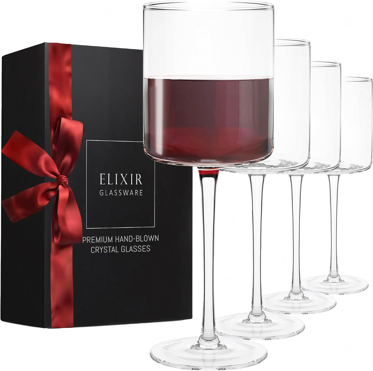 Copa sin tallo Elixir Glassware, cristal claro para una experiencia elegante.