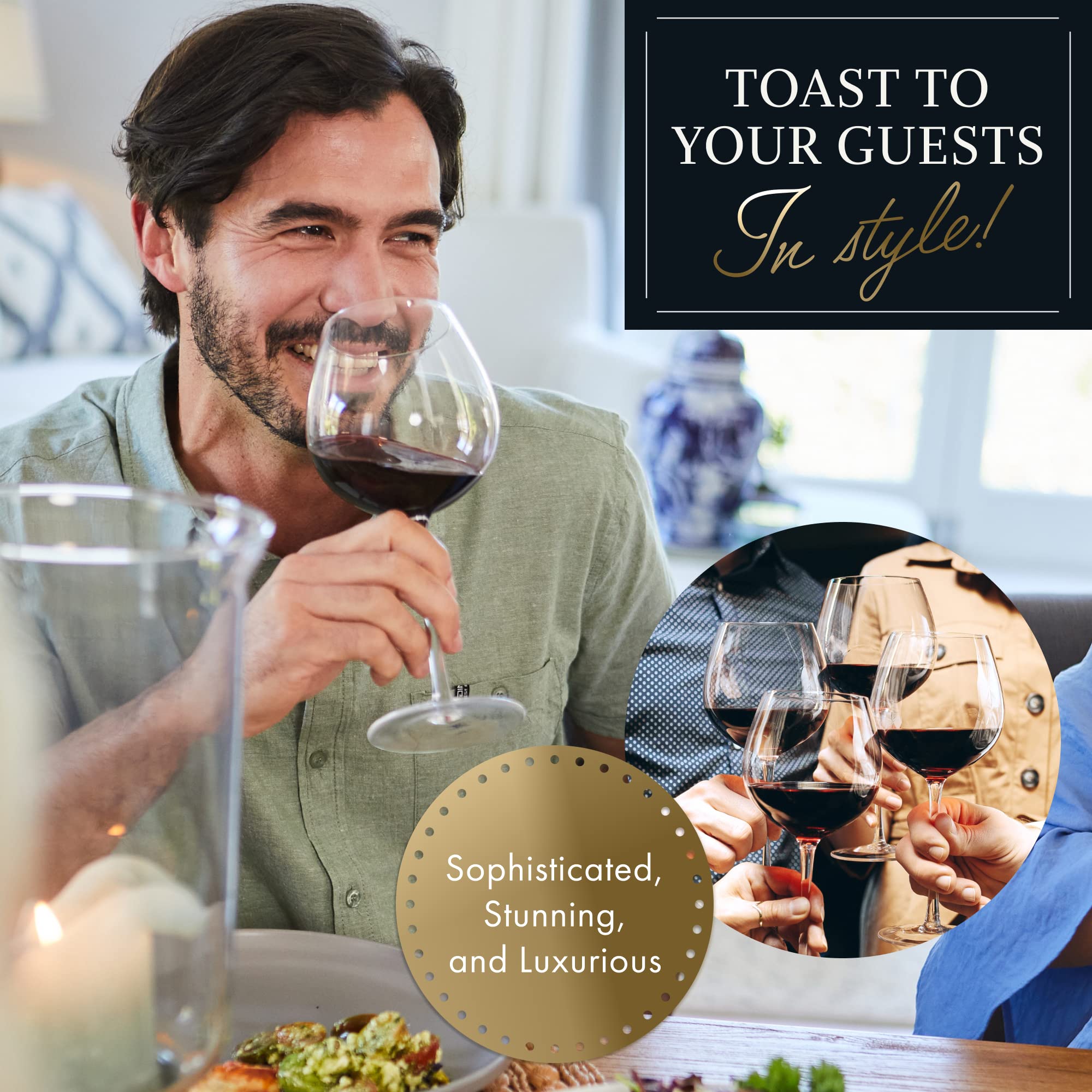 Elixir Glassware ideal para bodas y momentos especiales