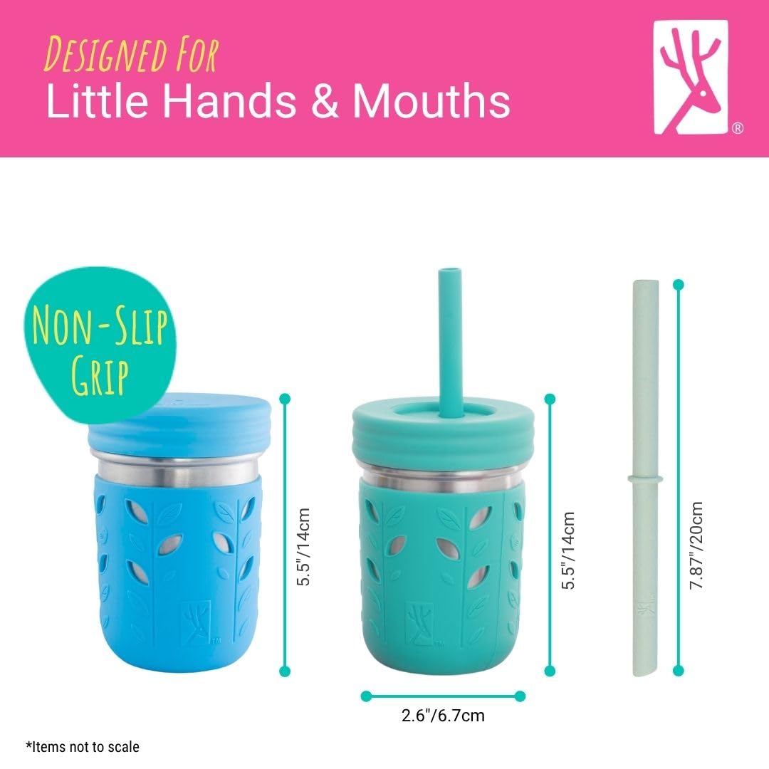 Elk and Friends materiales seguros: acero inoxidable y silicona apta para alimentos.