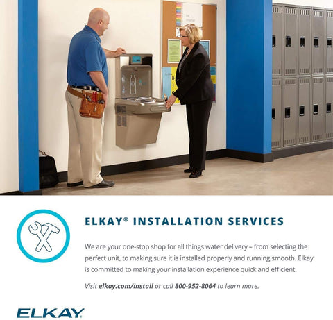 Elkay EZS8L uso interior, ideal para salas de espera.