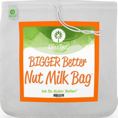 Ellie's Best bolsa leche de nuez Pro XL con malla fina para resultados suaves