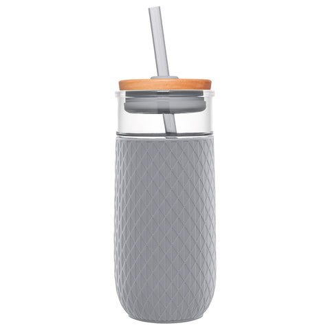 Vaso Ello Devon de cristal 18 oz, sin sudor, para llevar.