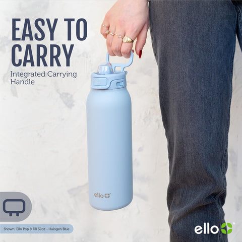 Ello Pop & Fill asa integrada para llevar con comodidad