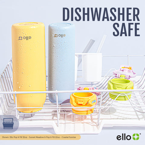 Ello Pop & Fill boquilla de silicona para beber cómodo